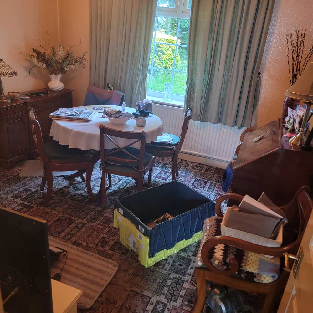 Dining Room Clearance - Before
