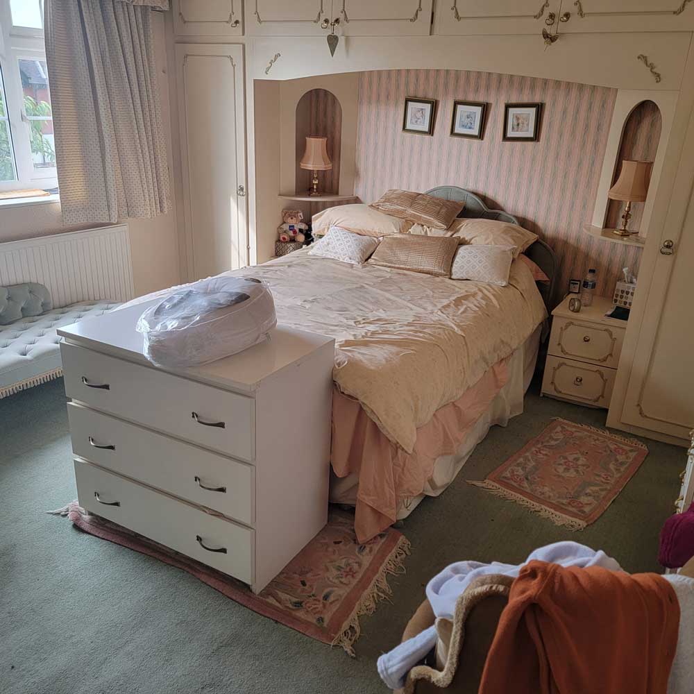 Bereavement clearance bedroom